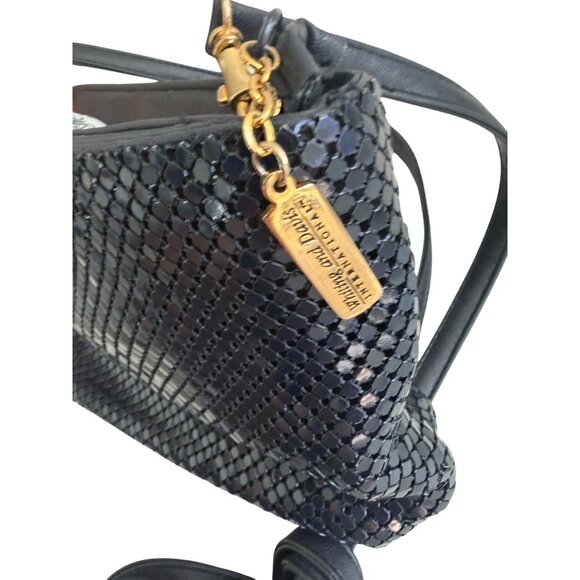 WHITING & DAVIS Vintage Navy Blue Mesh Cocktail Bag - Picture 10 of 10